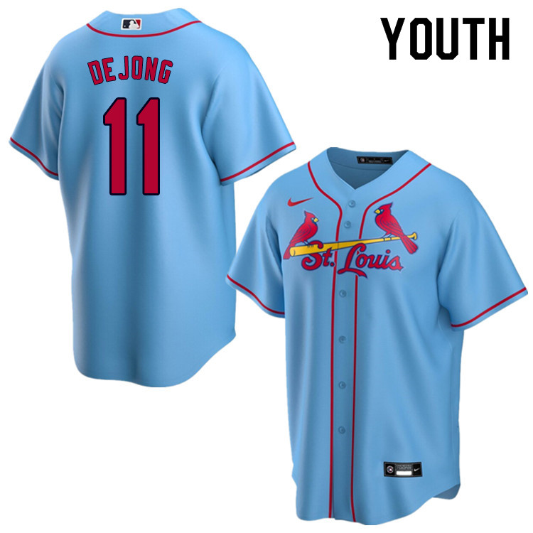 Nike Youth #11 Paul DeJong St.Louis Cardinals Baseball Jerseys Sale-Blue